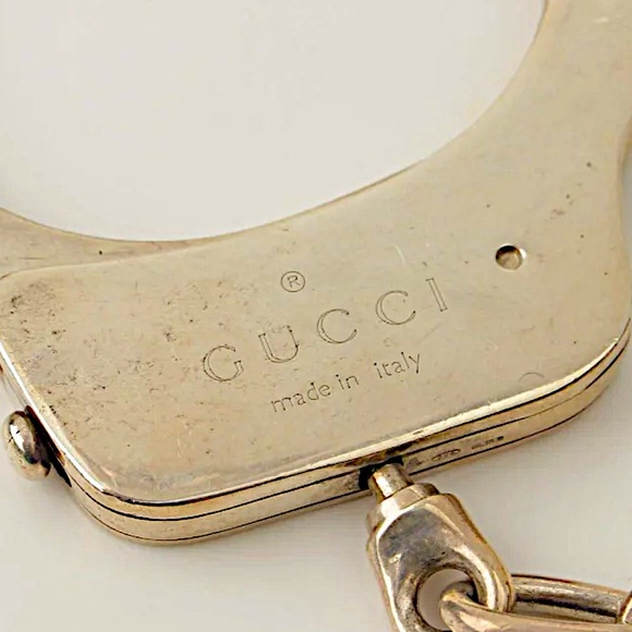 Authentic Gucci Rare Tom Ford Limited Edition Sterling Silver Handcuffs - Picture 4 of 11